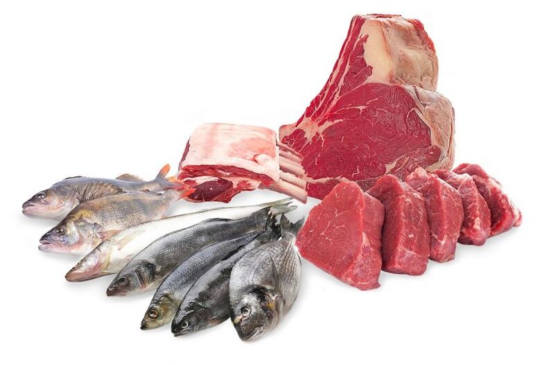 միս և ձուկ դուկան սննդակարգի համար